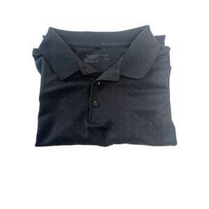 Nike Golf Dri-FIT Standard Fit Men's XL Black Polo Shirt Athletic‎ Performance
